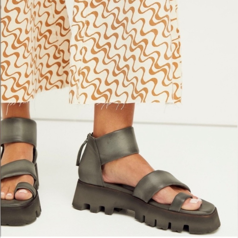 Free People Charcoal Women's Sandals